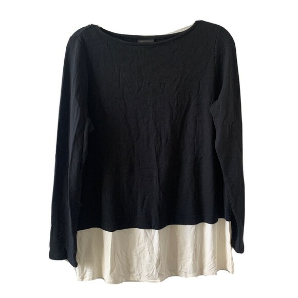J. Jill Tops - J. Jill Wearever Collection Size Medium Multicolor Mixed Media Ribbed Tunic Top